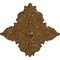 Ekena Millwork Melchor Diamond Medallion (Canopies up to 4"), 67 1/4"W x 43 3/8"H x 4"ID x 2"P, Smokey Topaz CM70X43MLSTC - alternate 4